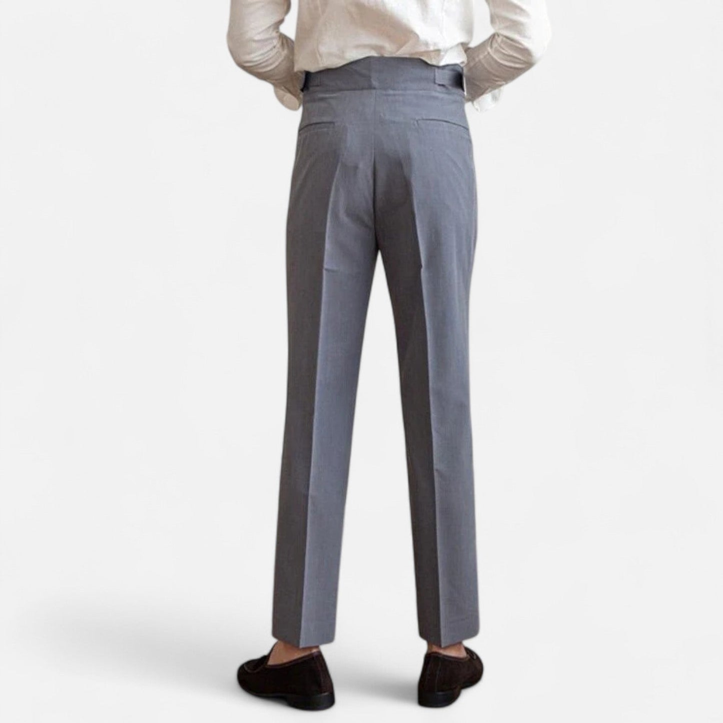 Harrington | Men’s High-Waist Trousers – Defined Structure, Timeless Elegance