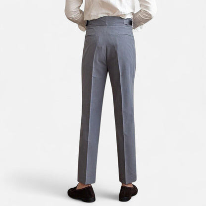 Harrington | Men’s High-Waist Trousers – Defined Structure, Timeless Elegance