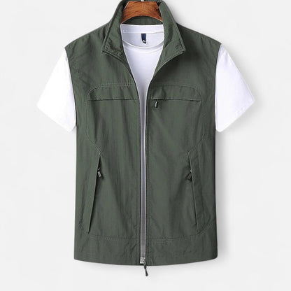 Harrington | Lightweight Short-Sleeve Vest for Men – Quick-Drying, Functional & Elegant Style