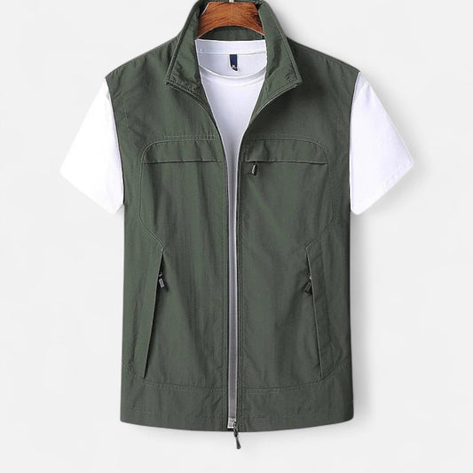 Harrington | Lightweight Short-Sleeve Vest for Men – Quick-Drying, Functional & Elegant Style
