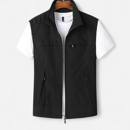 Harrington | Lightweight Short-Sleeve Vest for Men – Quick-Drying, Functional & Elegant Style